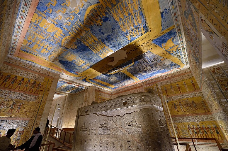 The Tomb of Ramses IV in the Valley of the Kings